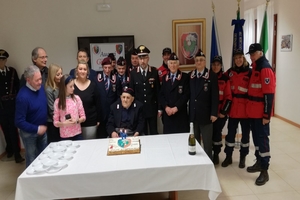 L’Associazione Nazionale Carabinieri festeggia i 90 anni di Giovanni Ferri